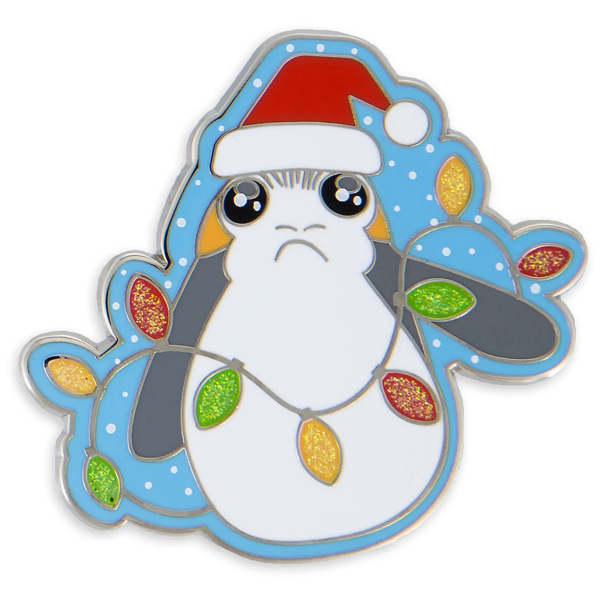 Disney Holiday Pin - Santa Porg - Star Wars The Last Jedi 3 Disney Holiday Pin - Santa Porg - Star Wars The Last Jedi