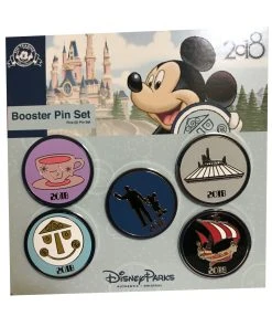 Disney Booster Pin Set - 2018 Mickey Mouse And Friends