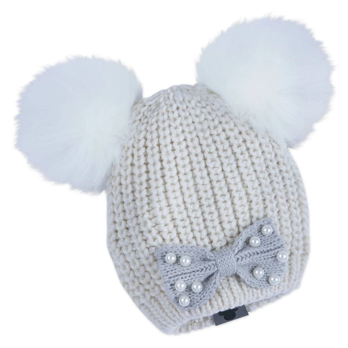 Disney Knit Beanie For Women - Minnie Mouse - White 3 Disney Knit Beanie For Women - Minnie Mouse - White
