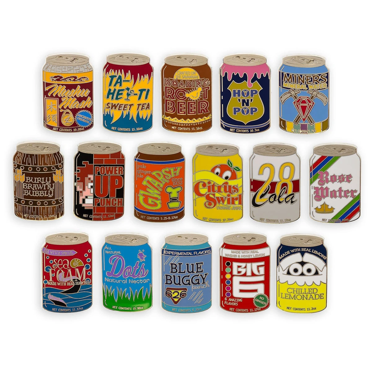 Disney Mystery Pin Set - Delicious Drinks - 5 Random 3 Disney Mystery Pin Set - Delicious Drinks - 5 Random