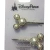 Disney Hair Accessory - Mickey Mouse Barrette Clip - Jeweled Pearl -Disney Sales Shop 2015 07 03121716