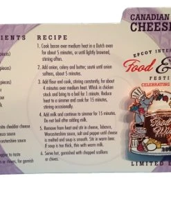 Disney Food And Wine Festival Pin - 2015 Chef Ratatouille With Recipe