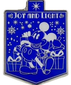 Disney Hanukkah Pin - Mickey Mouse - Joy And Light