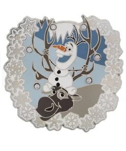 Disney Christmas Pin - Frozen - Olaf And Sven