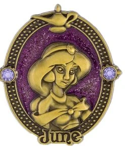 Disney Birthstone Pin - Princess Jasmine - June