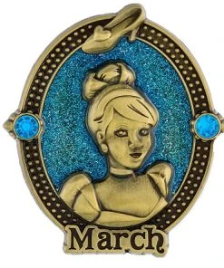 Disney Birthstone Pin - Princess Cinderella - March