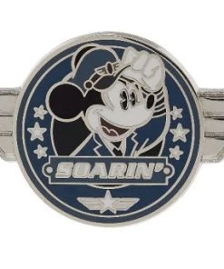 Disney Soarin' Pin - Mickey Mouse Pilot - Epcot