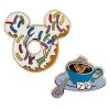 Disney Breakfast Mickey Mouse Pin Set - Donut And Tea -Disney Sales Shop 400002051299