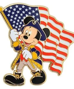 Disney Mickey Mouse Pin - American Flag