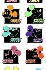 Disney Mystery Pouch Pin - Mickey Expression - 2 Random