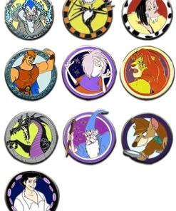 Disney Mystery Pin Set - Good Vs Evil - 2 Random