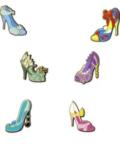Disney Princess Pin Set - Princesses Shoes