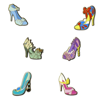 Disney Princess Pin Set - Princesses Shoes 3 Disney Princess Pin Set - Princesses Shoes
