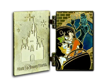 Disney Attraction Poster Series Pin - The Haunted - Limited Edition 3 Disney Attraction Poster Series Pin - The Haunted - Limited Edition