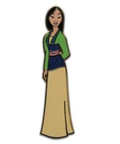 Disney Princess Pin - Mulan Glitter Dress