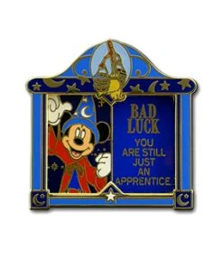 Disney Good Luck, Bad Luck Pin - January - Mickey Mouse - Limited Edition
