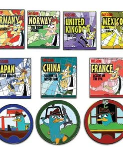 Disney Mystery Pin Set - Agent Perry And Dr. Doofenshmirtz