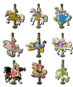 Disney Mystery Pin - Princess Carousel - 2 Random