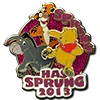 Disney Spring Pin - 2013 Spring Has Sprung - Winne The Pooh - LE