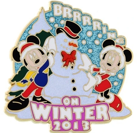 Disney Winter Pin - 2013 Brrrrring On Winter - Limited Edition 3 Disney Winter Pin - 2013 Brrrrring On Winter - Limited Edition