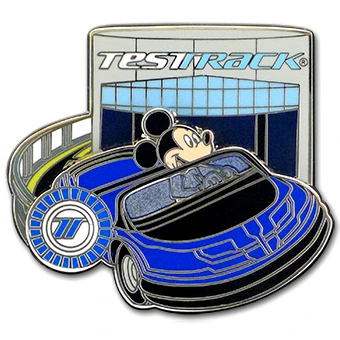 Disney Test Track Pin - Epcot - Mickey Mouse 3 Disney Test Track Pin - Epcot - Mickey Mouse