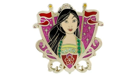 Disney Princess Pin - Princess Mulan Jeweled 3 Disney Princess Pin - Princess Mulan Jeweled