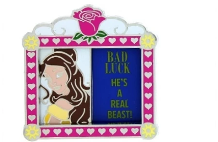 Disney Good Luck, Bad Luck Pin - November - Belle 3 Disney Good Luck, Bad Luck Pin - November - Belle
