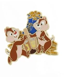 Disney Hanukkah Pin - Chip & Dale Dreidel Spinner