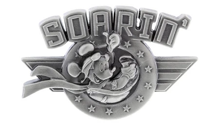 Disney Soarin Pin - Epcot Mickey Mouse Pilot 3 Disney Soarin Pin - Epcot Mickey Mouse Pilot