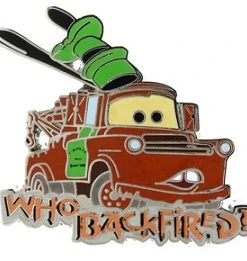 Disney Pixar Cars Pin - Tow Mater - Who Backfired?