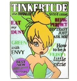 Disney Tinker Bell Pin - Tinkertude Magazine Cover
