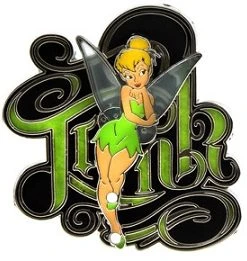 Disney Tinker Bell Pin - Tinker Bell Ink Art