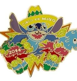 Disney Cinco De Mayo Pin - 2014 Stitch