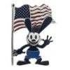 Disney Oswald Pin - Oswald The Lucky Rabbit With US Flag -Disney Sales Shop 400008317504 500x290 1