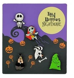 Disney Booster Pin Set - Nightmare Before Christmas - Itty Bitties