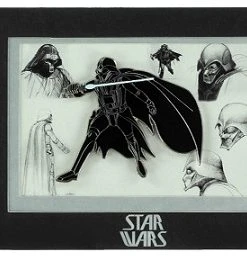 Disney Star Wars Weekends - 2014 Jumbo Vader Pin With Mini-Print