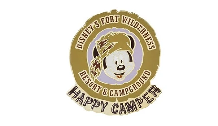 Disney Wilderness Lodge Pin - Mickey Mouse - Happy Camper 3 Disney Wilderness Lodge Pin - Mickey Mouse - Happy Camper