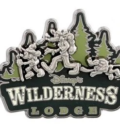 Disney Wilderness Lodge Pin - Mickey And Friends - Hiking Gang