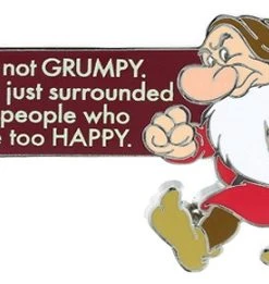 Disney Grumpy Pin - Grumpy - I'm Not Grumpy