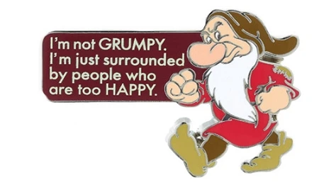 Disney Grumpy Pin - Grumpy - I'm Not Grumpy 3 Disney Grumpy Pin - Grumpy - I'm Not Grumpy