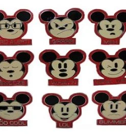 Disney Mystery Pins - Mickey Expressions - 2 Random