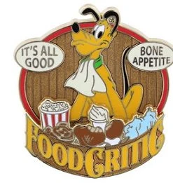 Disney Pluto Pin - Food Critic