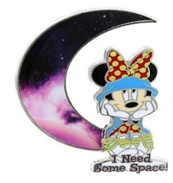 Disney Minnie Mouse Pin - I Need Some Space