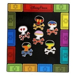 Disney Booster Pin Set - Sugar Skulls Mini-Pin Set - 6 Pins