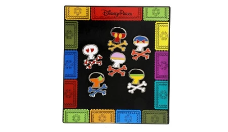 Disney Booster Pin Set - Sugar Skulls Mini-Pin Set - 6 Pins 3 Disney Booster Pin Set - Sugar Skulls Mini-Pin Set - 6 Pins