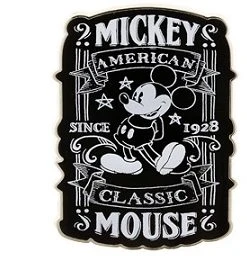 Disney Mickey Mouse Pin - Chalk Sketch Mickey