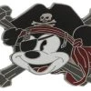 Disney Mickey Mouse Pin - Pirate Mickey Cross-Bones -Disney Sales Shop 400008648745 500x290 1