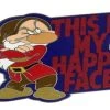 Disney Grumpy Pin - This Is My Happy Face