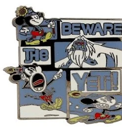 Disney Expedition Everest Pin - Beware Of The Yeti