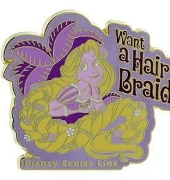 Disney Tangled Pin - Rapunzel Want A Hair Braid